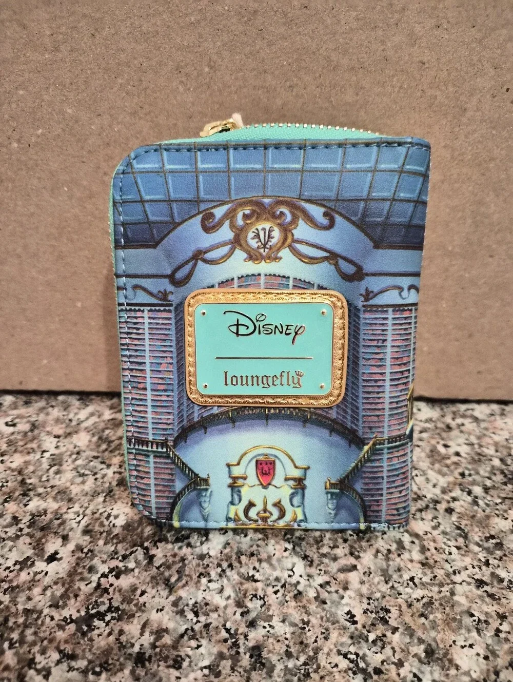 Loungefly Princess Belle Zip Wallet for Women